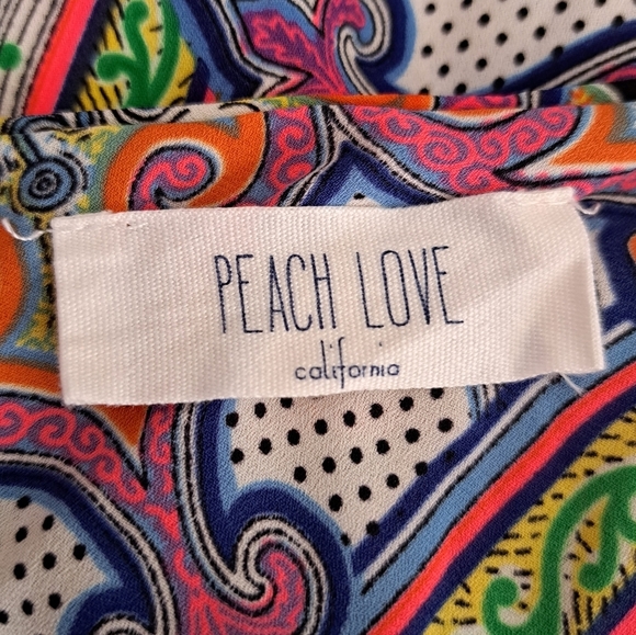 🪻BOGO🪻 Peach Love California Maxi Dress Size Medium Hippy‎ Boho - Picture 10 of 12